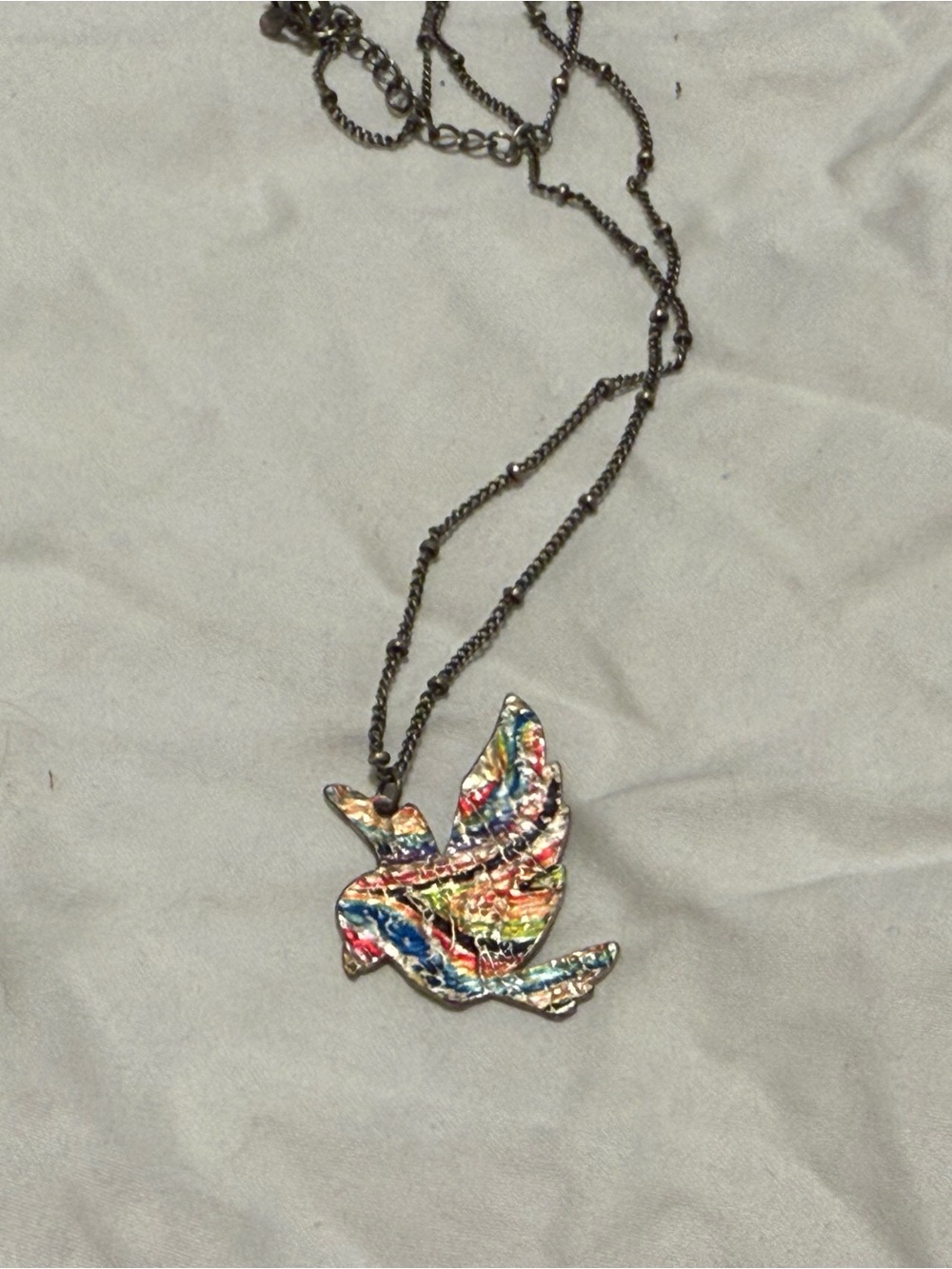 Multicolored Bird Pendant Necklace - Women Jewelry